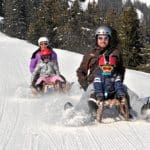 Schlittelplausch (Bild: © Lenk Simmental Tourismus - swiss-image.ch/Andreas Mueller)